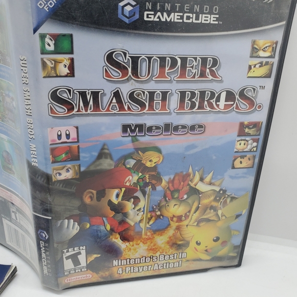 Super Smash Bros Melee Gamecube Game Not For Resale - Picture 3 of 8